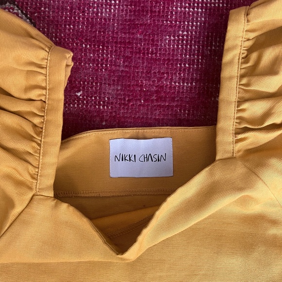 Nikki Chasin Yellow Blouse - Picture 5 of 8